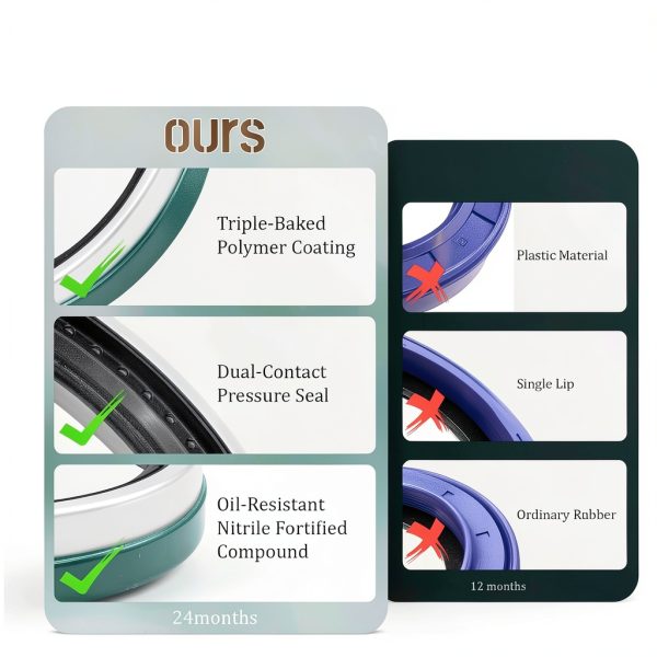 HUDEX Wheel Seal 6in Zinc Heavy Duty for Trucks-3