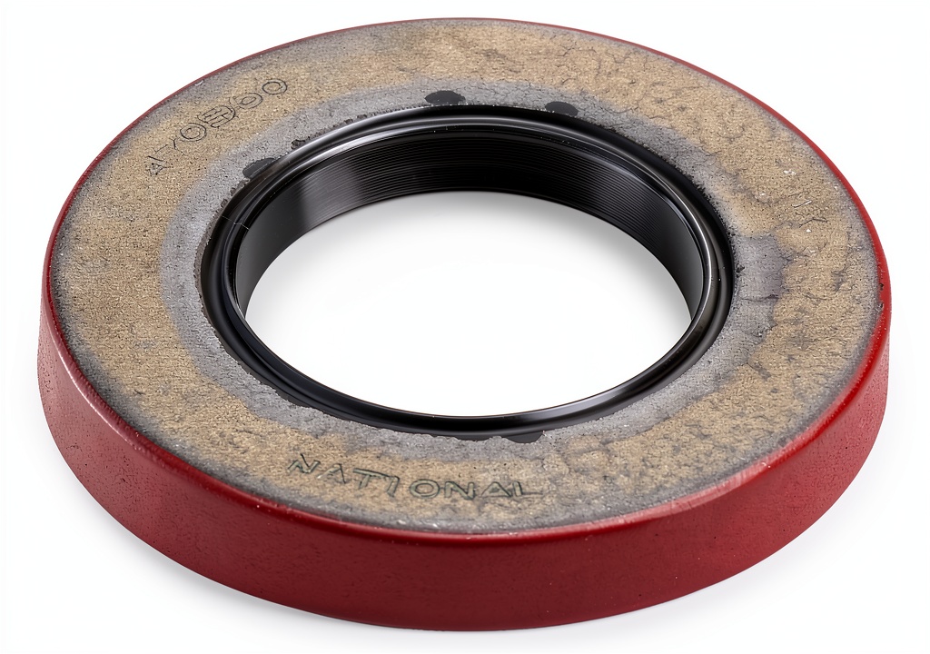 Installing National spring loaded oil seal on a workbench