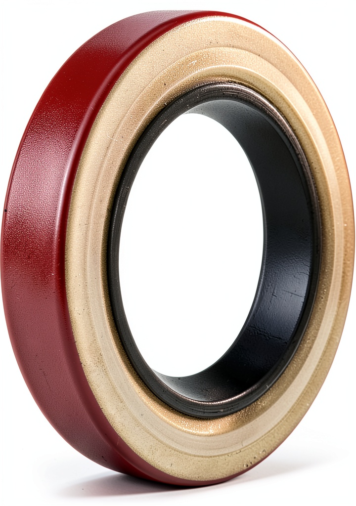 Installing Timken automotive wheel seal on a workshop bench