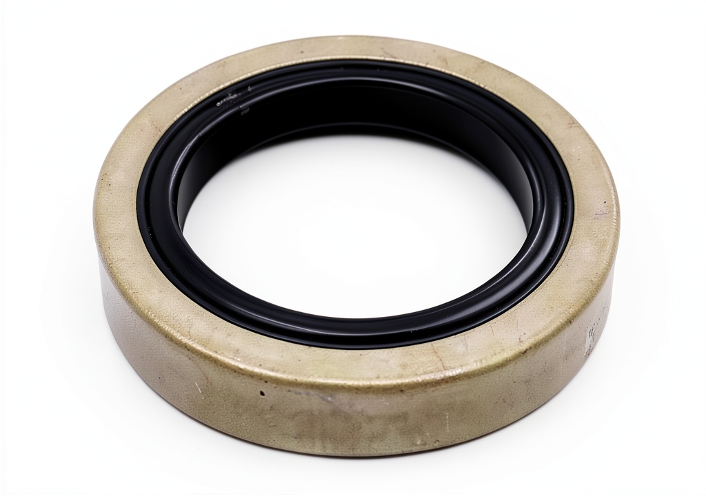 FKG wheel bearing seal installed on a vehicle axle