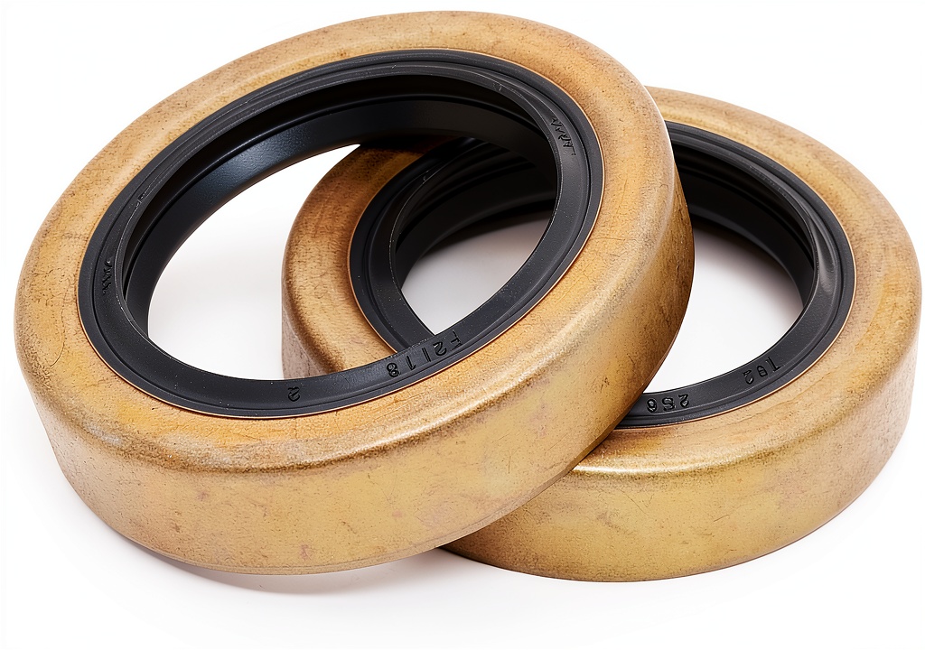 Installing double lip wheel bearing seal REPLACEMENTKITS.COM THS-0471 on a garage workbench