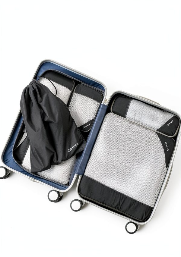 Gonex 6‑Piece Packing Cubes Ultra Soft Nylon Travel Organizer-6