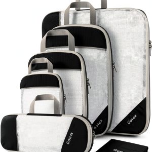 Gonex 6‑Piece Packing Cubes Ultra Soft Nylon Travel Organizer-0