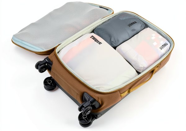 Thule Compression Packing Cube Small Beige Nylon Travel Organizer-6