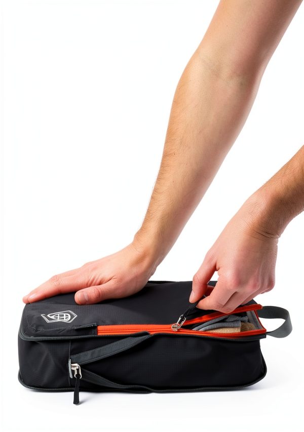 Compression Packing Cubes Volcano Grey Orange 3-Piece Set by TRIPPED-5