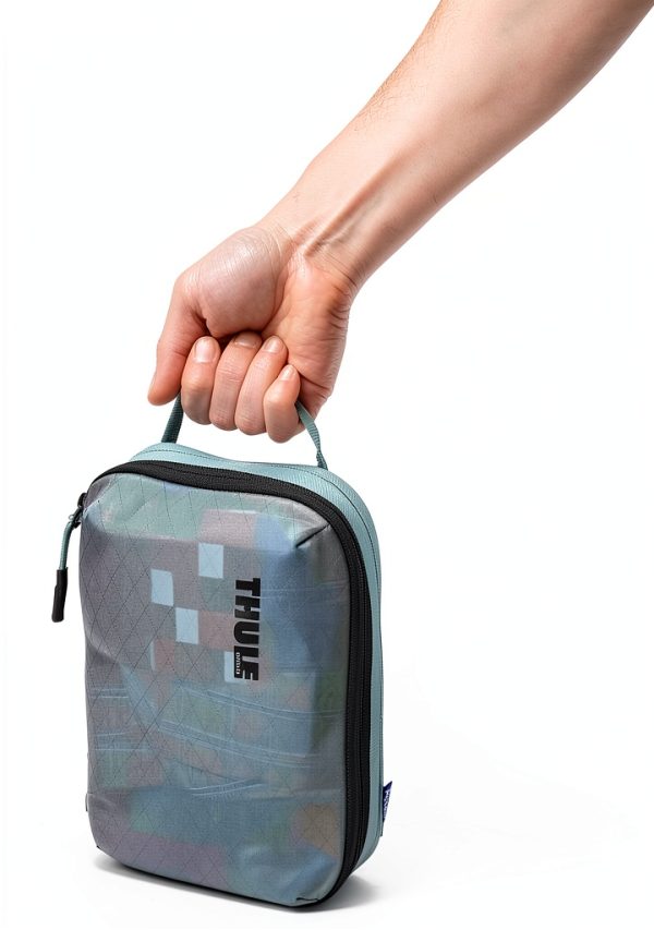Thule Compression Packing Cube Small Beige Nylon Travel Organizer-7