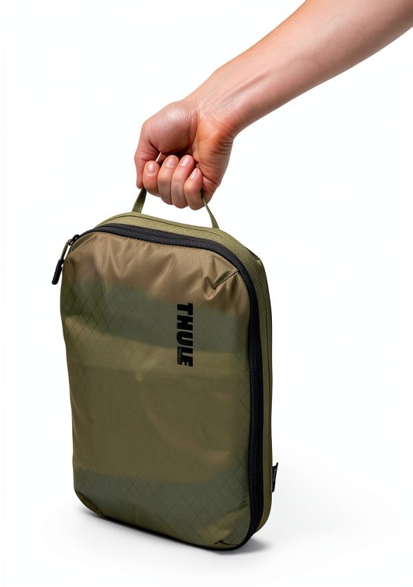 Thule Compression Packing Cube Small Gentle Beige Nylon Organizer-7