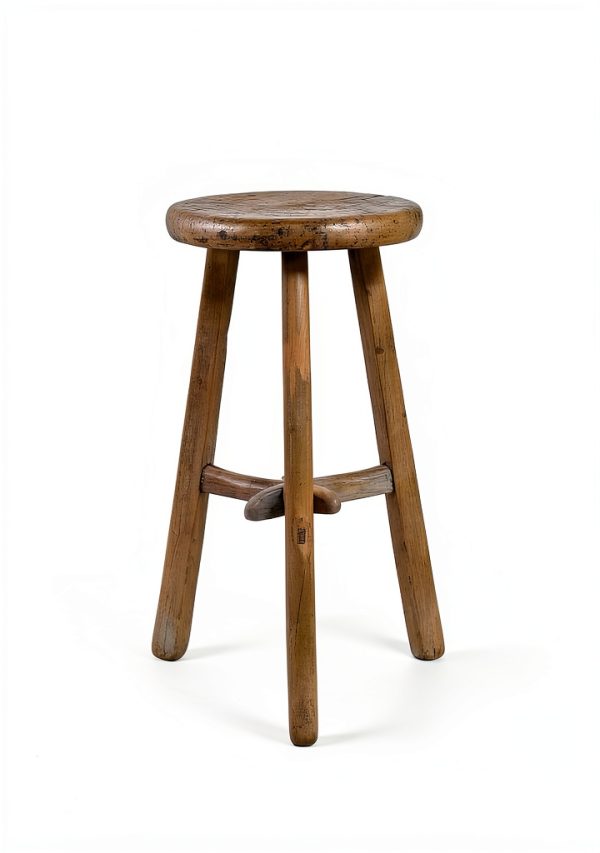 Wooden Stool Artissance Vintage Plant Stand – Natural Wood, 10x10x20-2