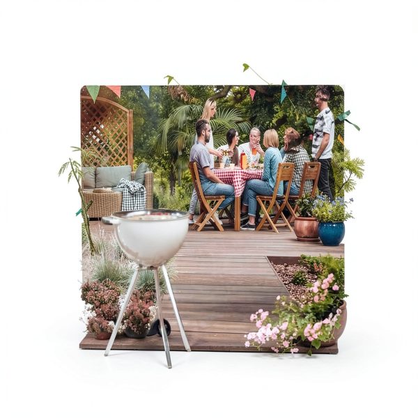 Ceramic Garden Stool Outsunny 13x18 Green Decorative Outdoor Stool-6