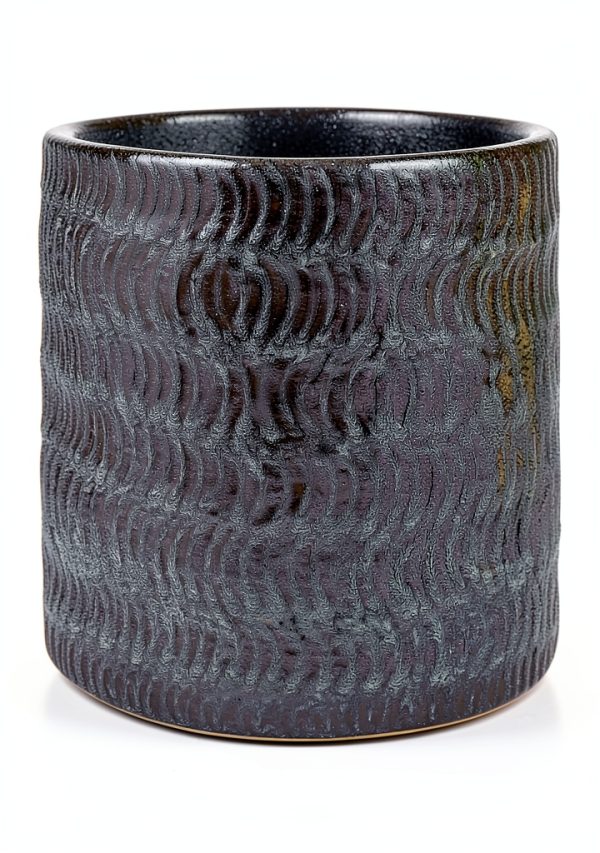 Artistic Weavers Fallon Garden Stool Blue Modern Ceramic Patio Stool-3