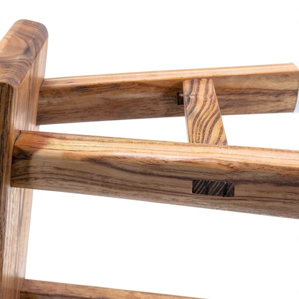 Handmade Solid Wood Stool Milking10 Height Wooden Step Stool Simple Wooden Viking (12" Long 6" Wide)-7