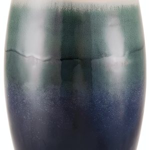 Safavieh Outdoor Collection Norel Blue Ceramic Garden Stool-0