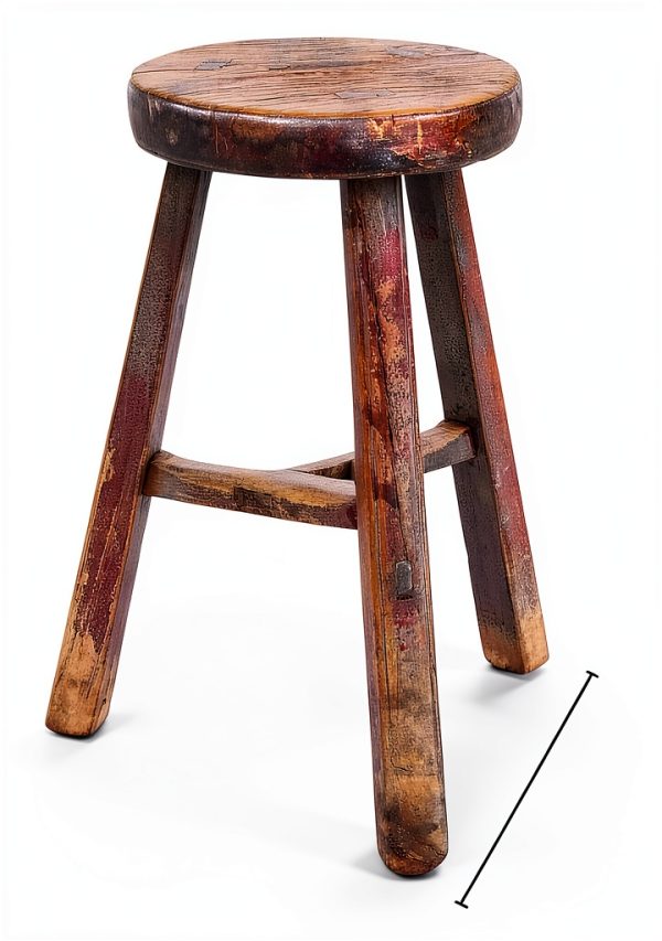 Wooden Stool Artissance Vintage Plant Stand – Natural Wood, 10x10x20-12