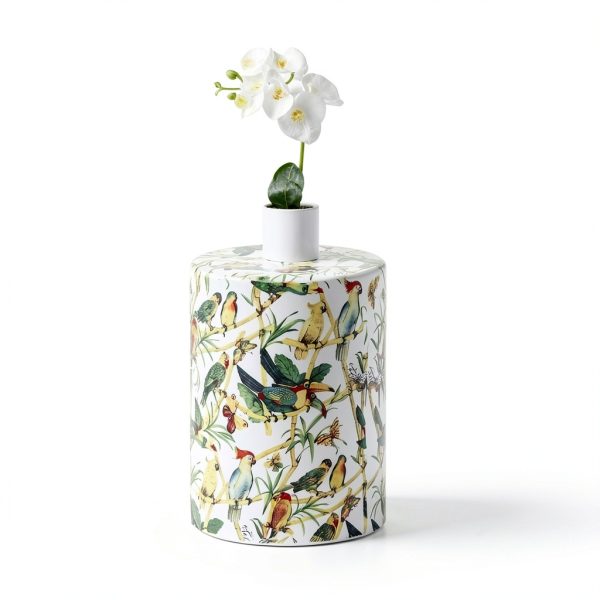 Safavieh Outdoor Forla Multicolored Ceramic Garden Stool 13x13x17.5-3