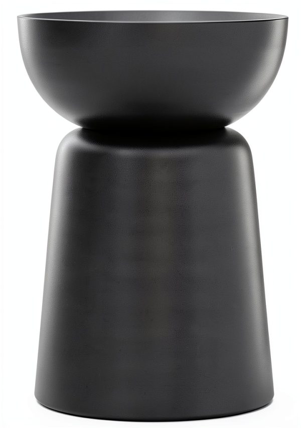 BIRDROCK HOME Metal Decorative Garden Stool and Outdoor Accent Side Table - Modern Industrial Round End Table for Home Furniture, Porch, Patio Decor, Garden, Deck - Dark Antique Bronze, 14" H x 14" D-3