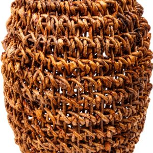 Rustic Bohemian Barrel-Style Stool JONATHAN Y TBL2000A 21in Brown-0